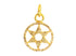Pave Diamond Star Of David Circle Pendant, Star Pendant, (DPS-102)